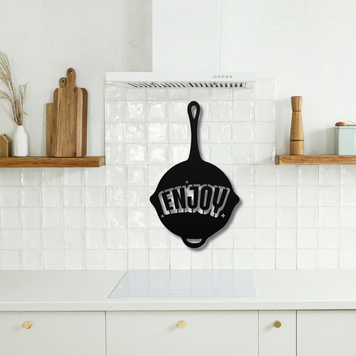 Cast Iron Pan Metal Wall Art