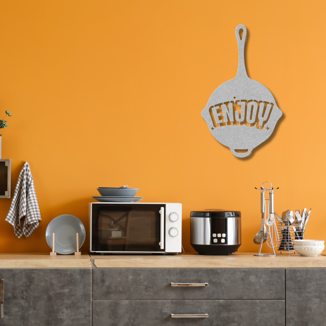 Cast Iron Pan Metal Wall Art