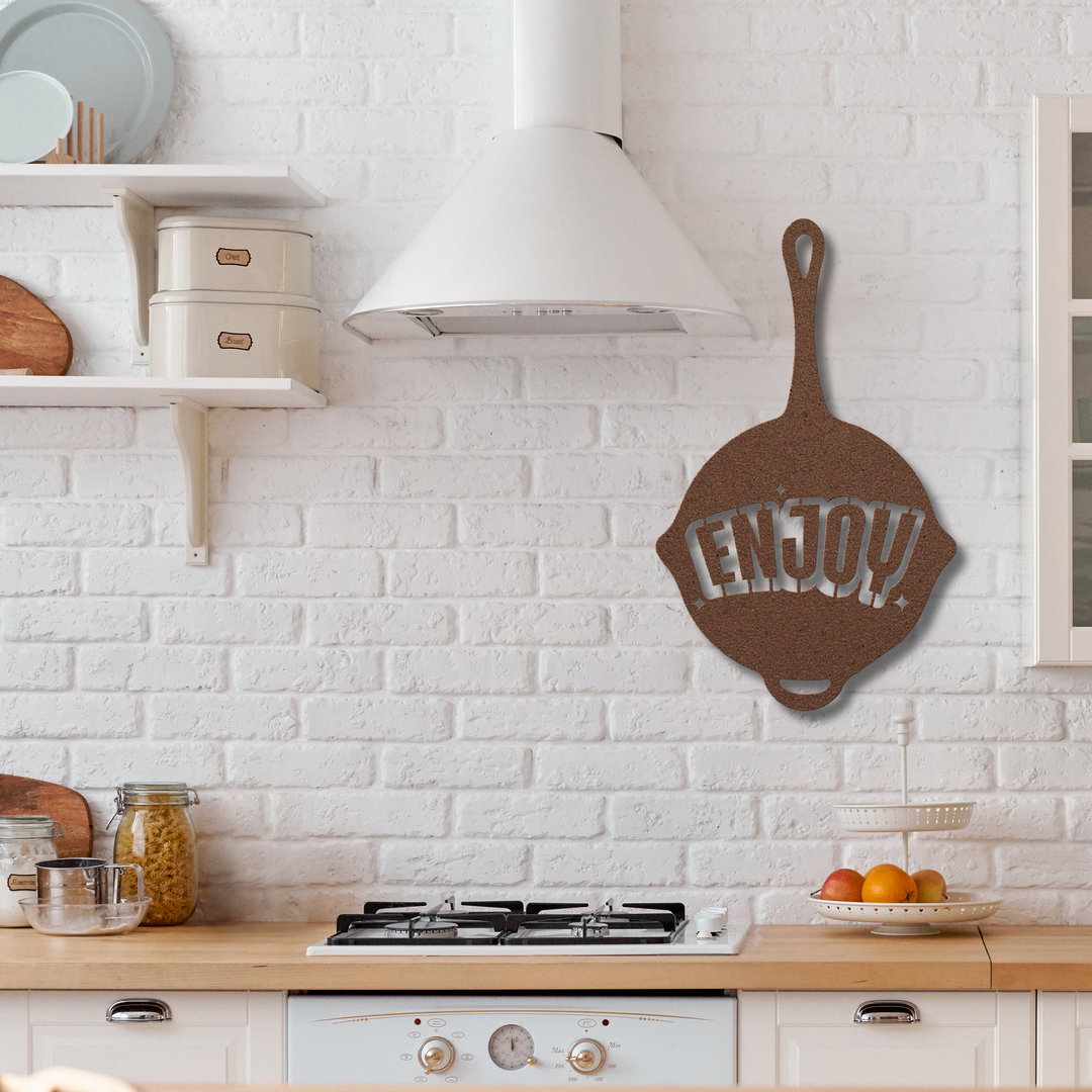 Cast Iron Pan Metal Wall Art