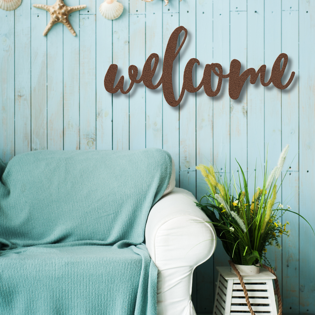 Welcome Metal Wall Art