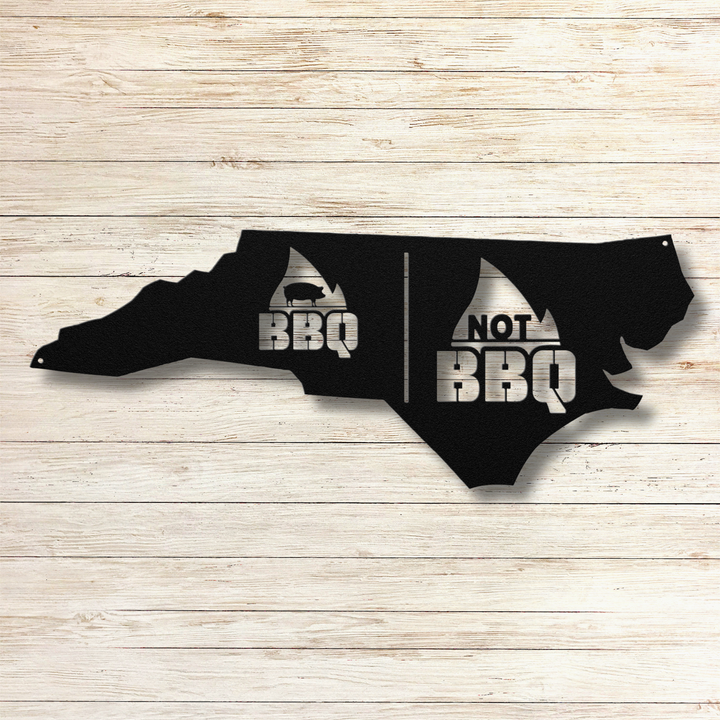 Western Carolina BBQ Metal Wall Art