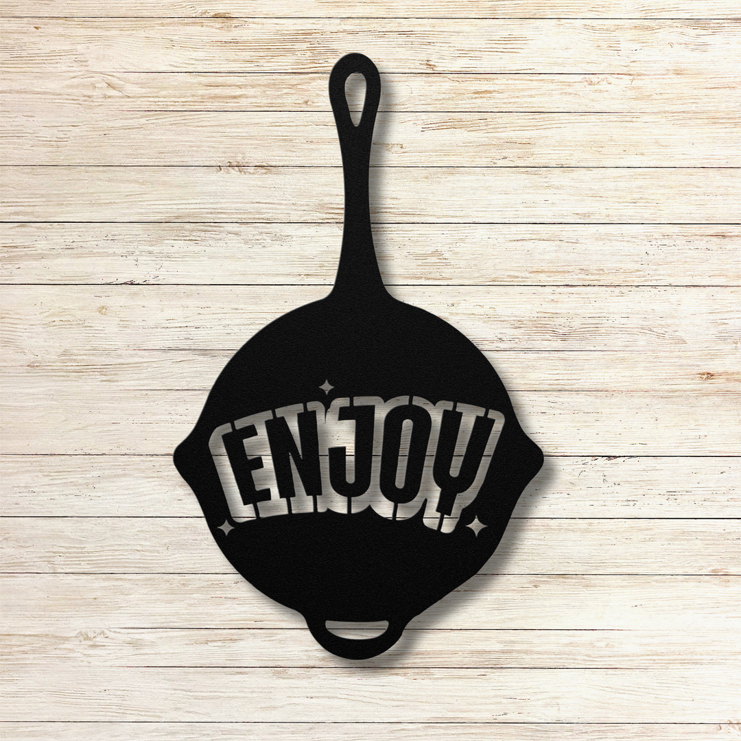 Cast Iron Pan Metal Wall Art