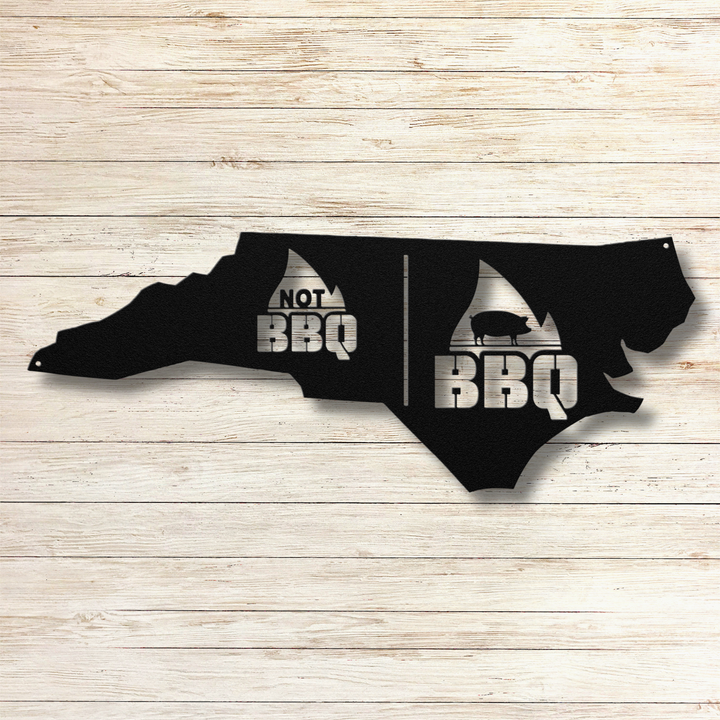 Eastern Carolina BBQ Metal Wall Art
