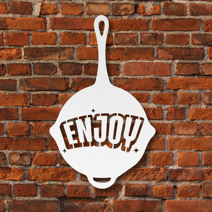 Cast Iron Pan Metal Wall Art