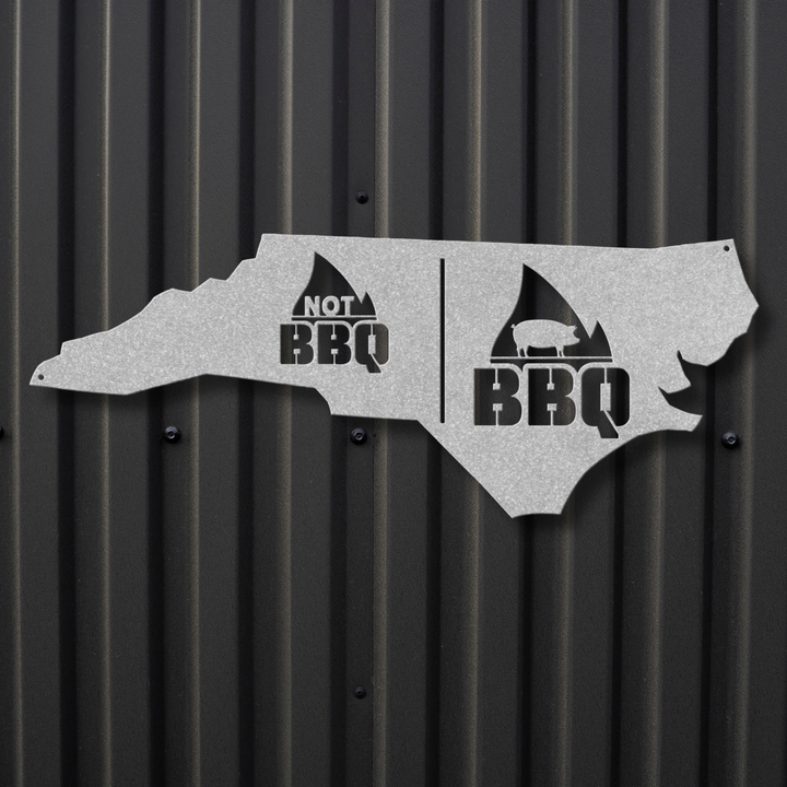 Eastern Carolina BBQ Metal Wall Art