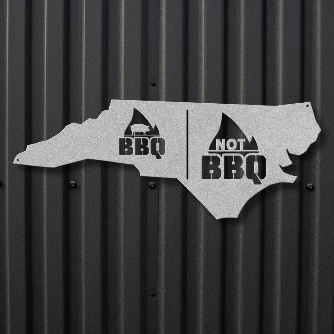 Western Carolina BBQ Metal Wall Art