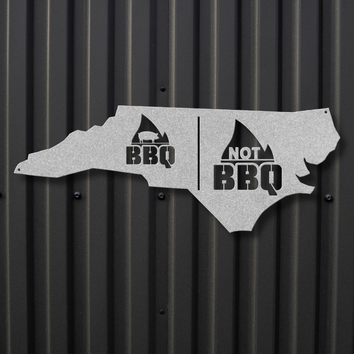 Western Carolina BBQ Metal Wall Art