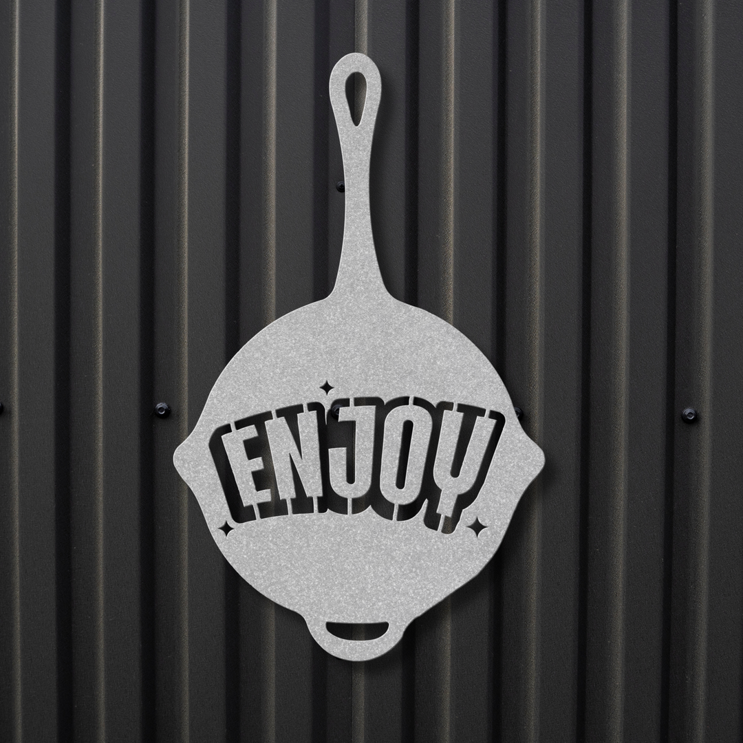 Cast Iron Pan Metal Wall Art