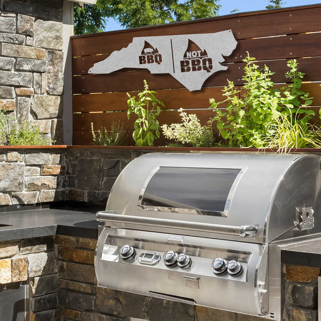 Western Carolina BBQ Metal Wall Art