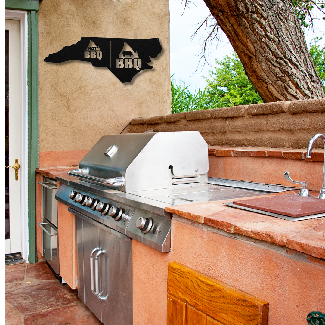 Eastern Carolina BBQ Metal Wall Art