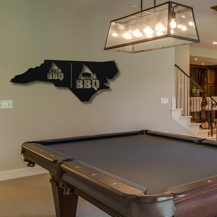 Eastern Carolina BBQ Metal Wall Art
