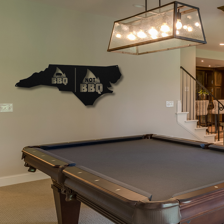 Western Carolina BBQ Metal Wall Art