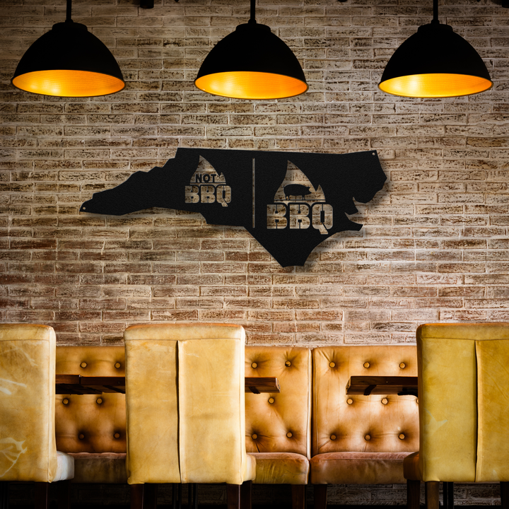 Eastern Carolina BBQ Metal Wall Art