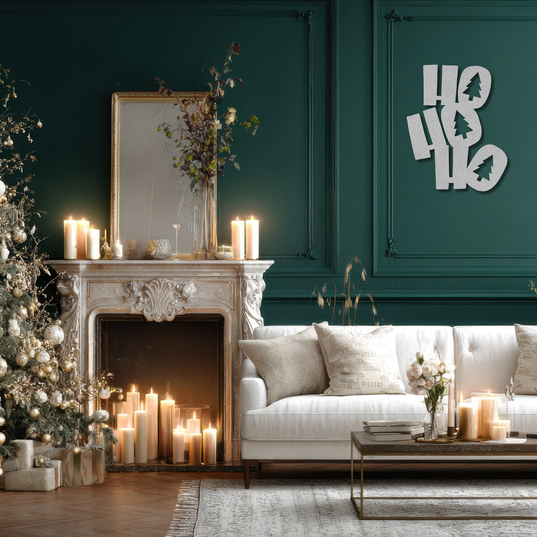 HoHoHo Holiday Metal Wall Art